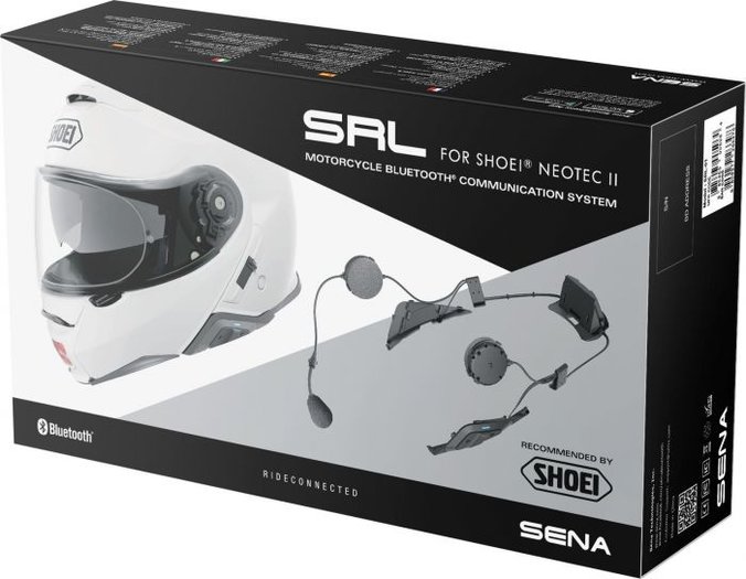 SENA SRL1 BLUETOOTH INTERCOM HEADSET SHOEI NEOTEC 2