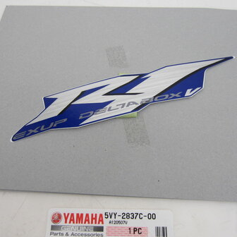 Yamaha YZF R1 2004 Yamaha Blue sticker  &quot;R1&quot; op zijkuip rechts