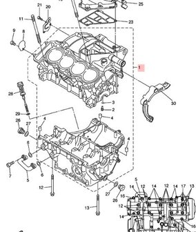 Yamaha R6 blokdelen