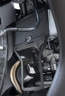 R&amp;G Radiator Guard Aluminium Black Yamaha YFZ125R
