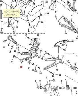 Yamaha R1 schetsplaat