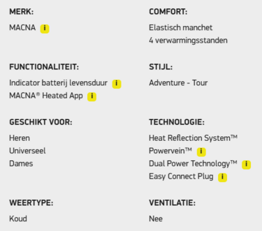 MACNA Centre verwarmde broek