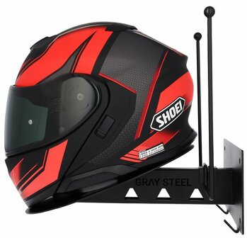 X7 helmet &amp; gear wall mount Matt Black