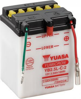 YUASA YB2.5L-C-2 Accu