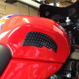 Racing grip stickers zwart set van 2 for Yamaha YZF-R1