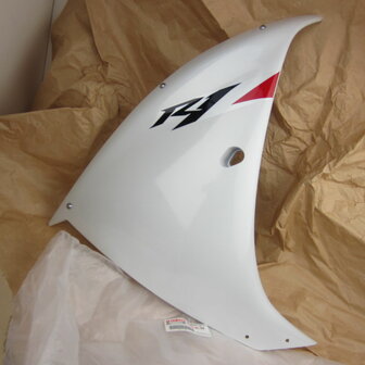 Yamaha YZF R1 14B 2010 Zijkuip rechts Competition White