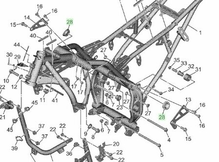 Tenere 700 Frameplug BW3-F1399-10
