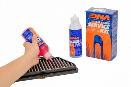 DNA luchtfilter service kit voor motoren 220ml olie &amp; 270ml cleaner