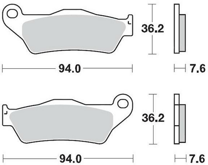 093022 BRAKE PADS SINTER NITRO SPORT