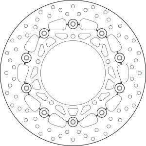 BREMBO REMSCHIJF BRAKE DISC, 78B40831