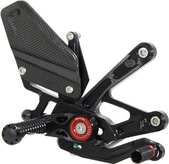 REARSET MUE2, zwart