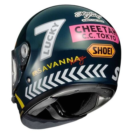 SHOEI GLAMSTER 06 CHEETAH CUSTOM CYCLES