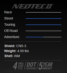 SHOEI NEOTEC II MATT BLACK