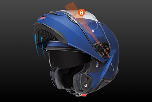 SHOEI NEOTEC II MATT BLUE METALIC