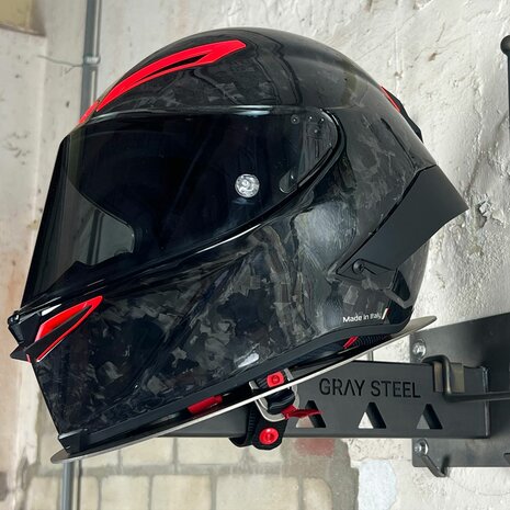 X7 helmet & gear wall mount Matt Black