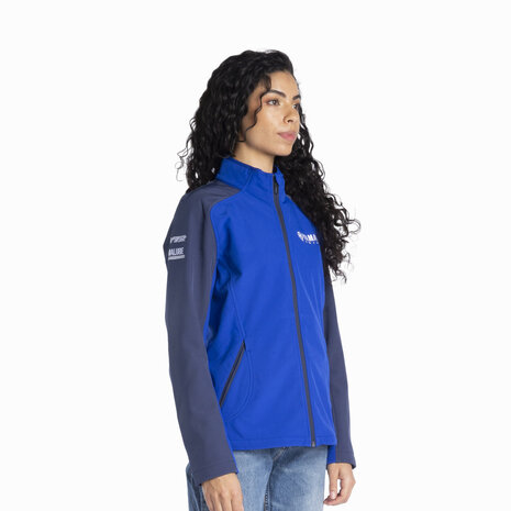 Paddock Blue softshell jas voor dames