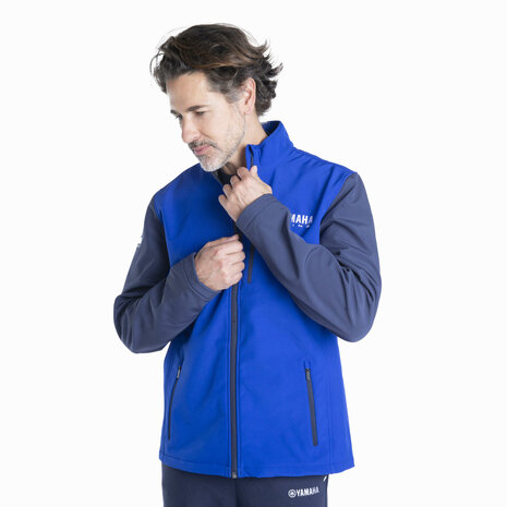 Paddock Blue softshell jas voor heren