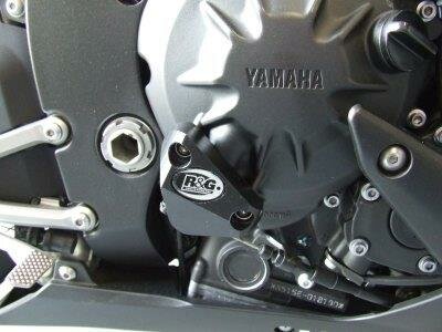 ENGINE CASE SLIDER, zwart, RHS