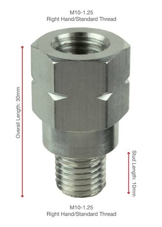RAM® M10-1.25 draadverlenging - 20mm lang
