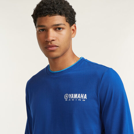Paddock Blue Team T-shirt met lange mouwen voor heren Exeter