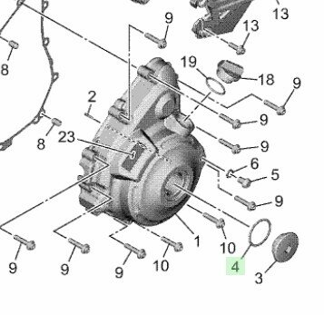 Yamaha O-RING 93210-357A3