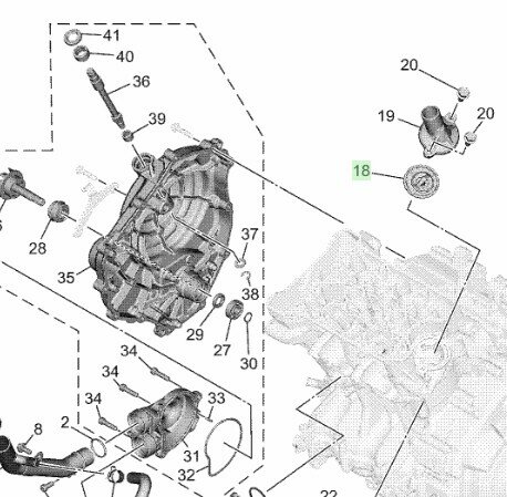 Yamaha Thermostaat 1WS-12410-01