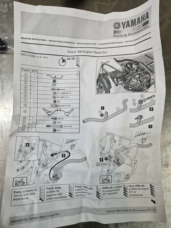Yamaha valbeugels Tenere 700 2019 tm 2024
