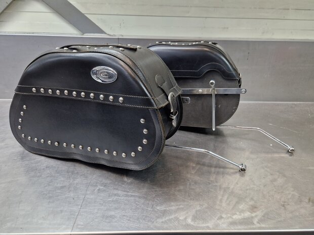 Zijtassen set met dragers Yamaha XVS1100 Dragstar