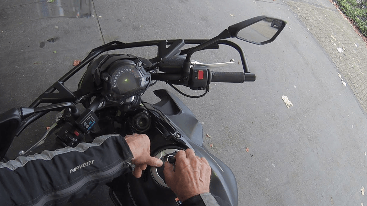Motor aftanken voor de winterstalling