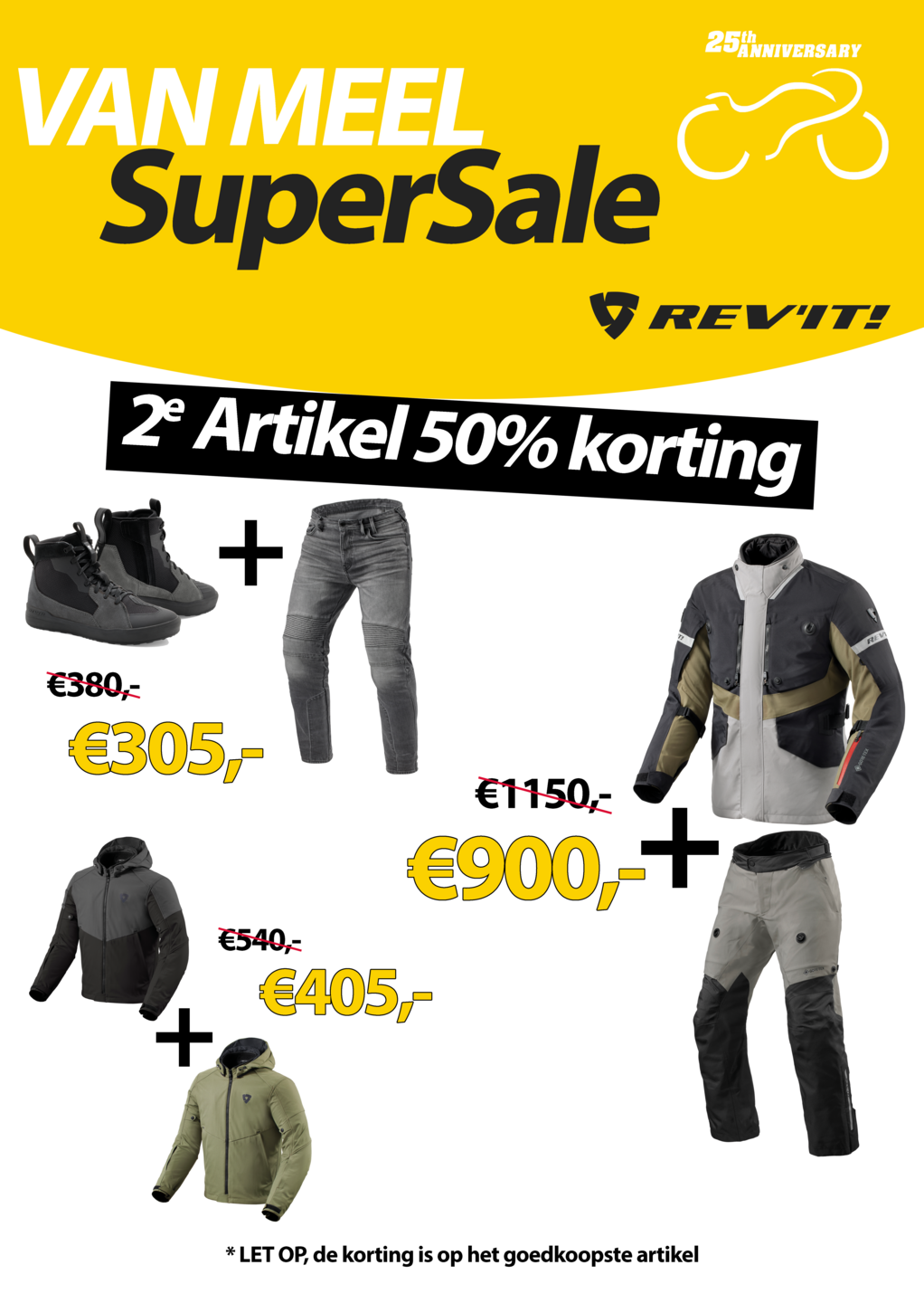 Motorkleding tot 50%