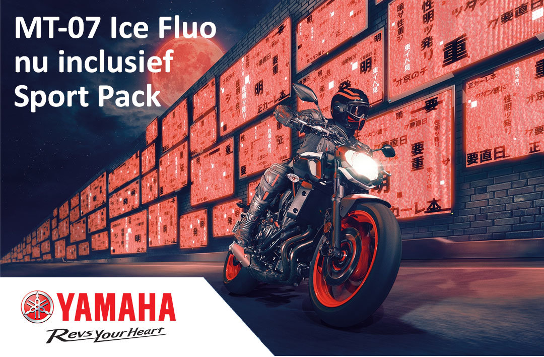 MT-07 Ice Fluo met Gratis Sport Pack MT-07 Ice Fluo met Gratis Sport Pack