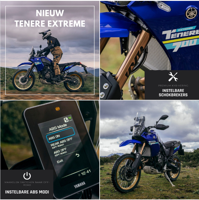De nieuwe Tenere 700 Extreme De nieuwe Tenere 700 Extreme