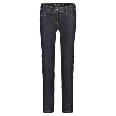 Yamaha dames motorjeans blauw