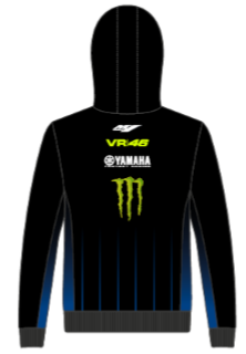 Yamaha V46 heren hoody - black line