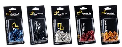 LIGHTECH Quick Fastener Screw Kit rouge (18 Pieces) Yamaha Yzf-R1