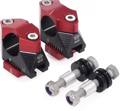 GILLES ADJUSTABLE RISER 2DGT, BLACK-RED