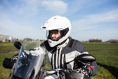 SHOEI HORNET ADV WHITE