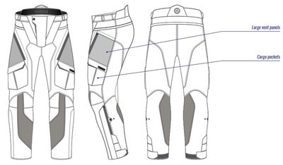 Yamaha Adventure heren broek