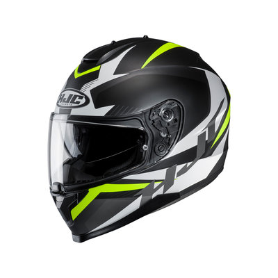 HJC motorhelm C70 Troky Geel