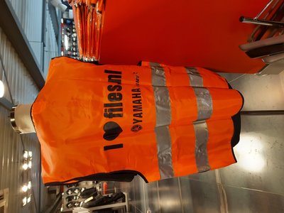 Fluor hesje 'I Love Files' van Yamaha & KNMV XL