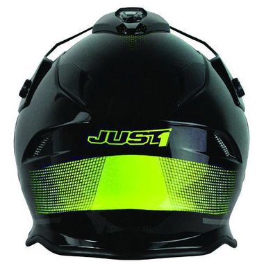JUST1 Helmet J34 Adventure Shape Neon Yellow
