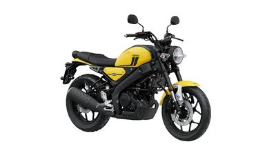 YAMAHA XSR125 impact yellow