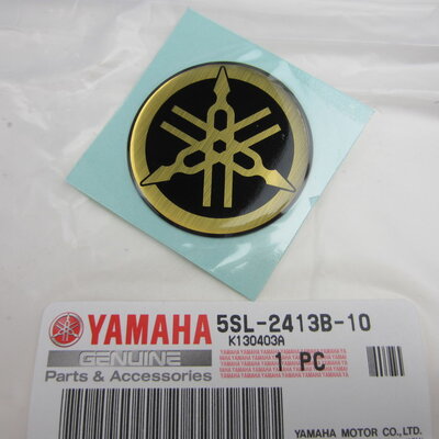 Yamaha YZF R1 Tankembleem goud