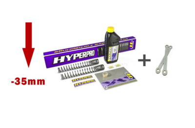 HYPERPRO Verlaging set voor en achter (-35mm) Yamaha Tenere 700 '19+