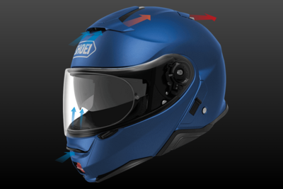 SHOEI NEOTEC II MATT BLUE METALIC