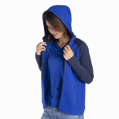 Paddock Blue hoodie voor dames