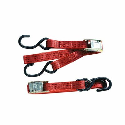 Chaft Spanbanden met haak set van 2 (rood)