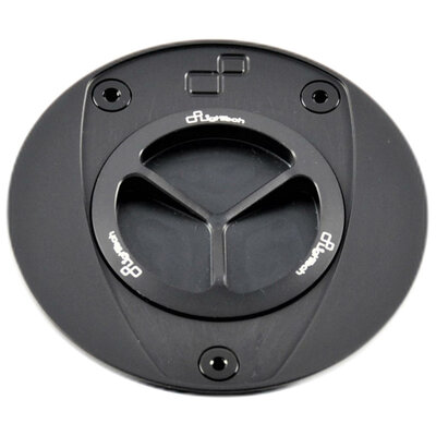 LIGHTECH Fuel Tank Cap Black/Gold Screw Locking Yamaha Yzf-R1