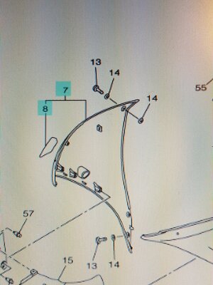Yamaha YZF R1 14B zijkuip rechts Midnight Black 2009