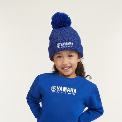 Paddock Blue Essentials Pompom muts voor kinderen